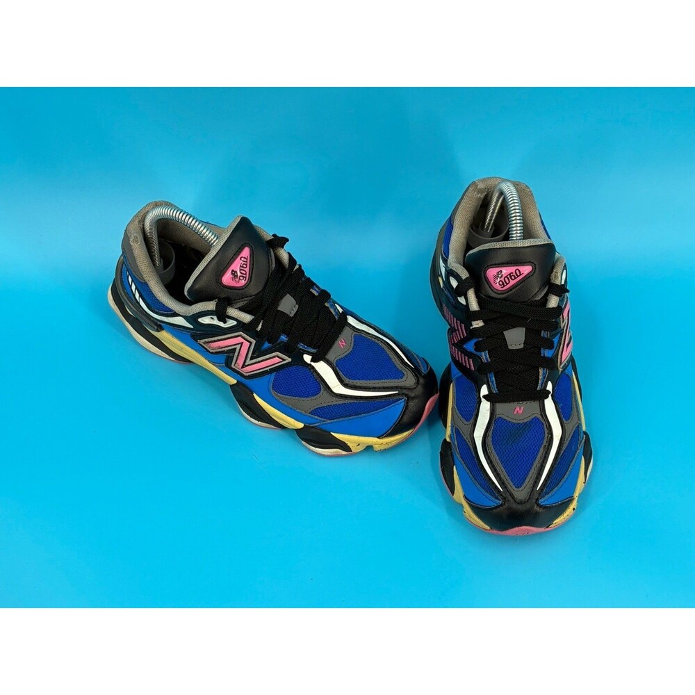 New Balance 9060 Big Kids 6.5Y Womens 8 Blue Oasis Real Pink GC9060BP